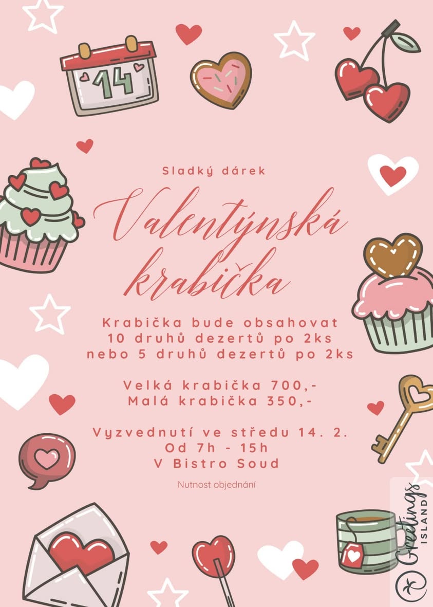 Valentýnská speciální akce a sezónní komunikace Bistra SOUD
